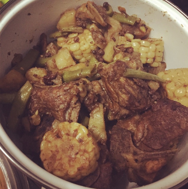 土豆炖排骨