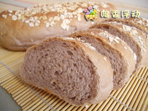 燕麦核桃面包的做法