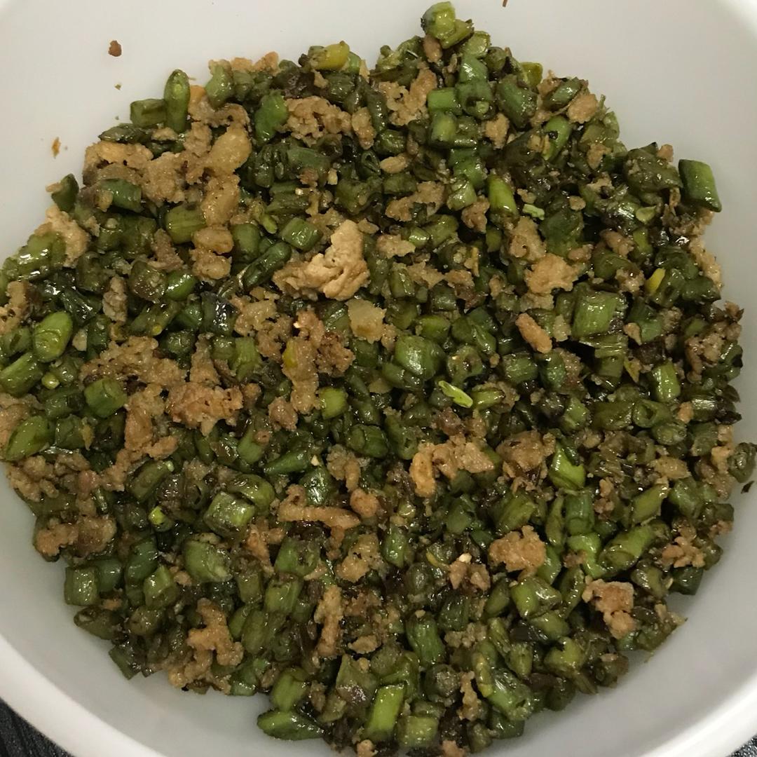干煸榄菜肉末豆角