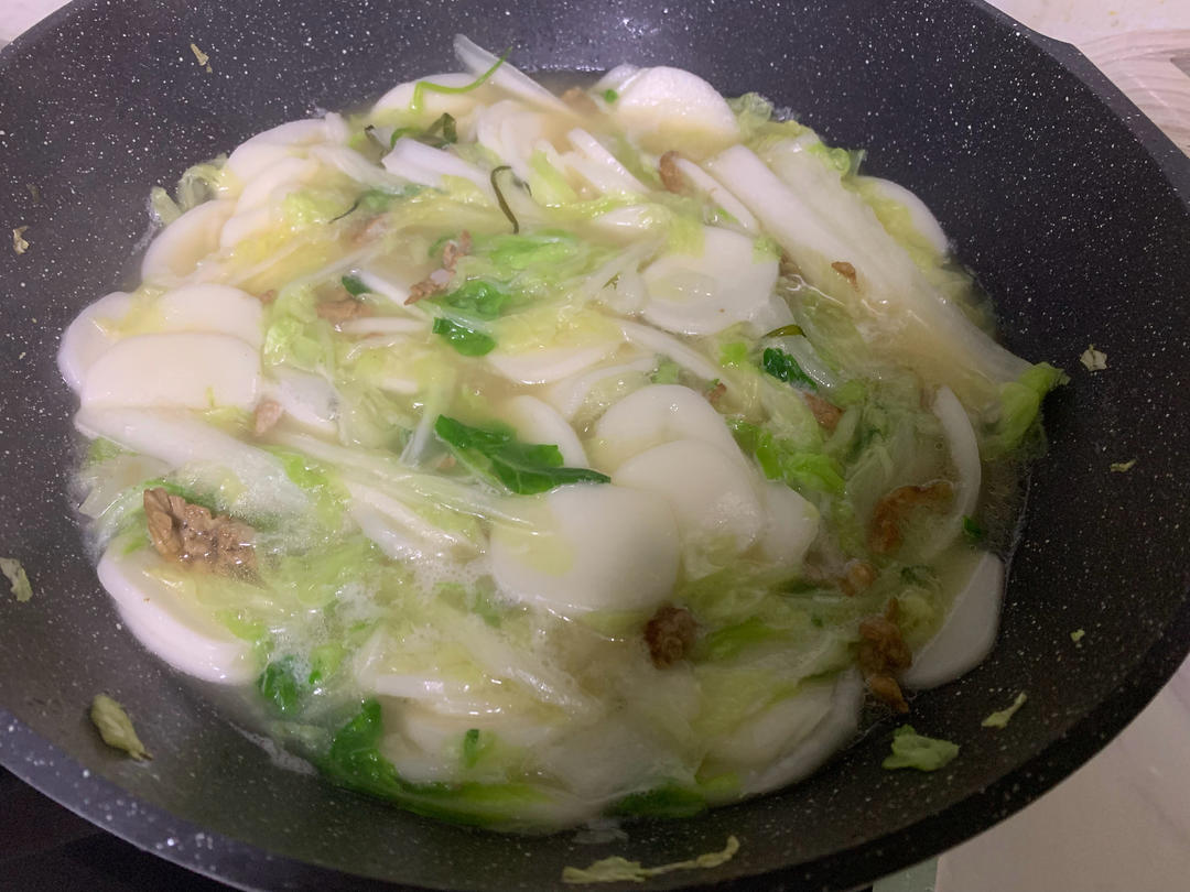 白菜肉丝年糕