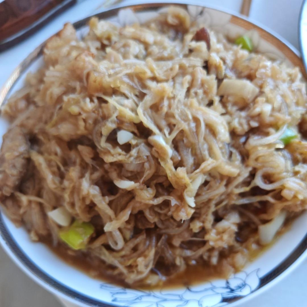 东北酸菜炒粉条（渍菜粉）/附：炖酸菜