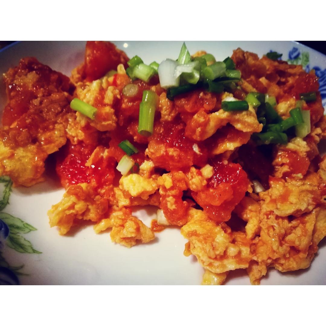赛蟹黄炒西红柿 鸡蛋炒西红柿 中餐厅 张亮