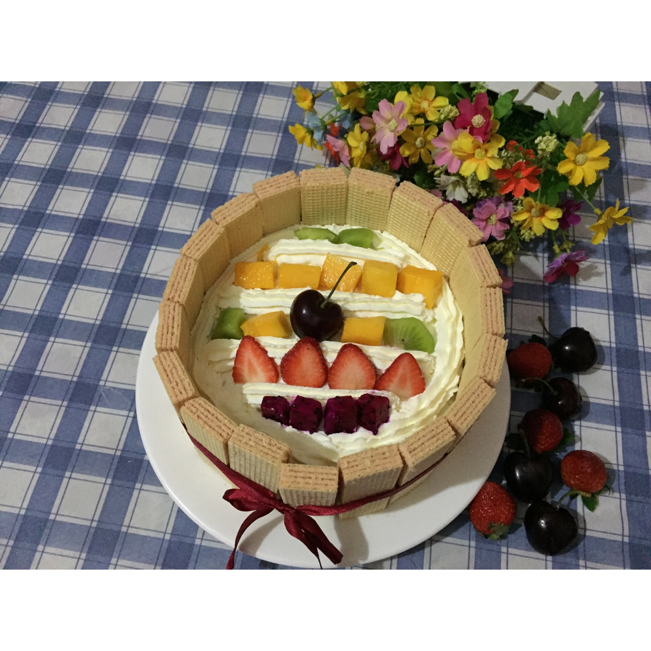 8寸水果生日蛋糕