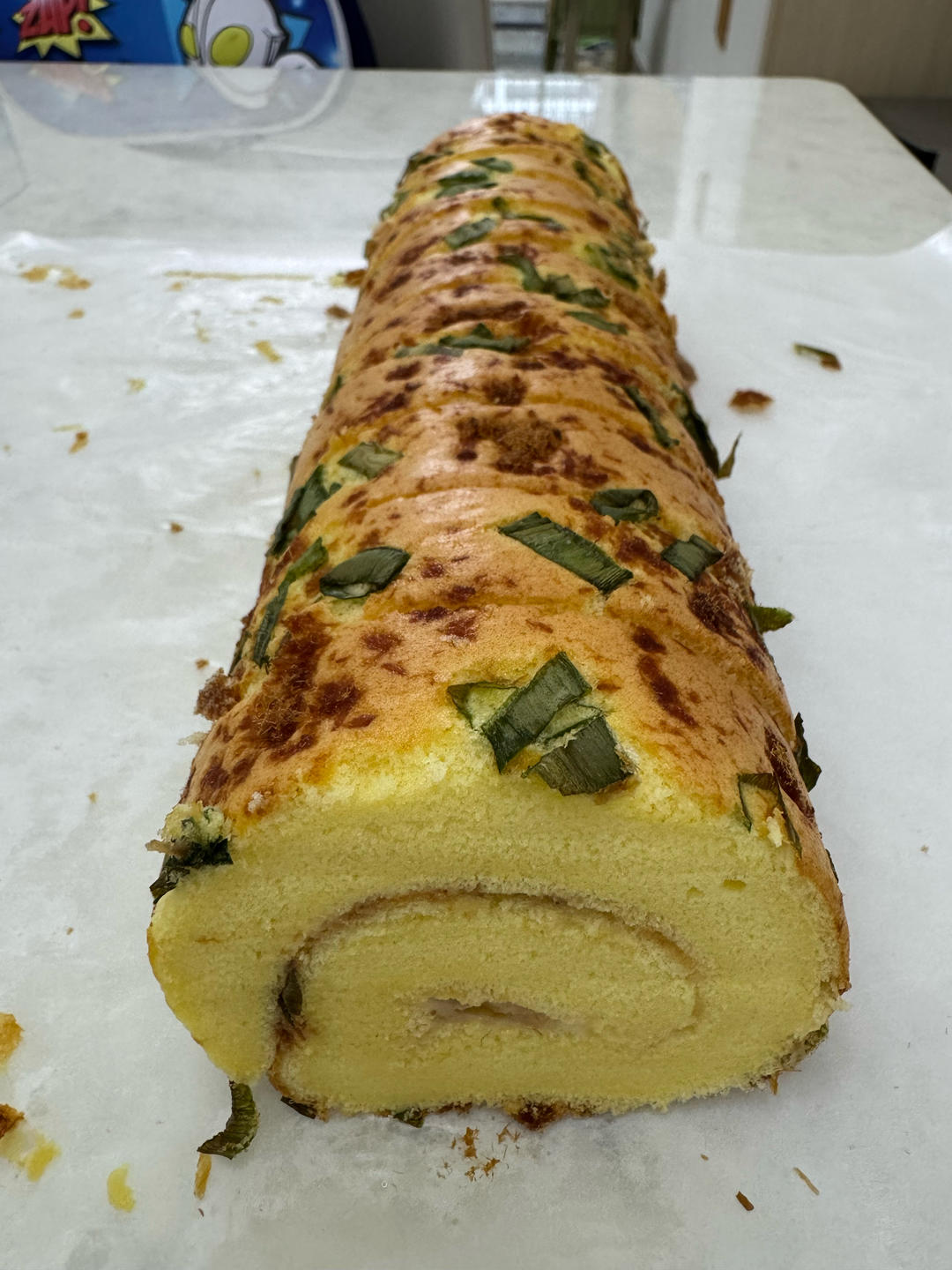 葱香肉松卷卷