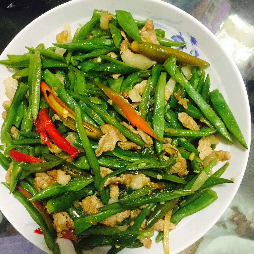 爱生活爱ta做的炝炒梅豆角