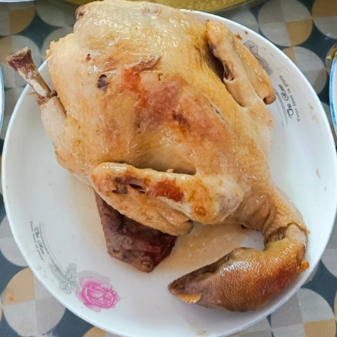 电饭锅盐焗鸡（简易版）
