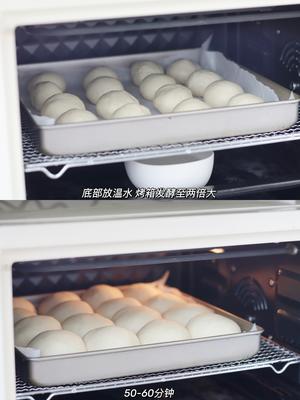 椰蓉酥皮小面包 一次性发酵 超松软！的做法 步骤4