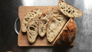 低温发酵免揉面法式乡村面包(French country bread)的做法 步骤12