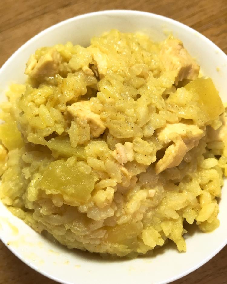 懒人电饭锅咖喱土豆香肠焖饭