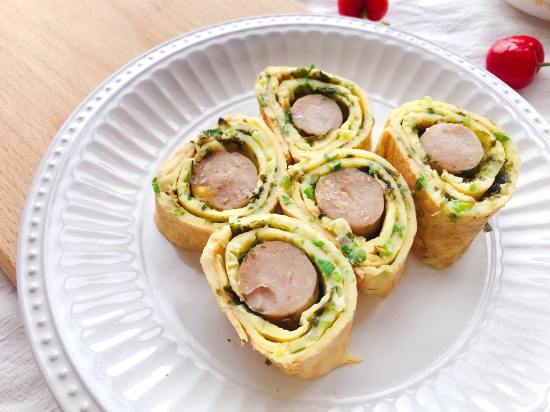 香肠厚蛋烧的做法