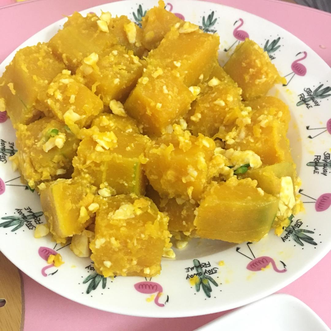 咸蛋黄炒南瓜