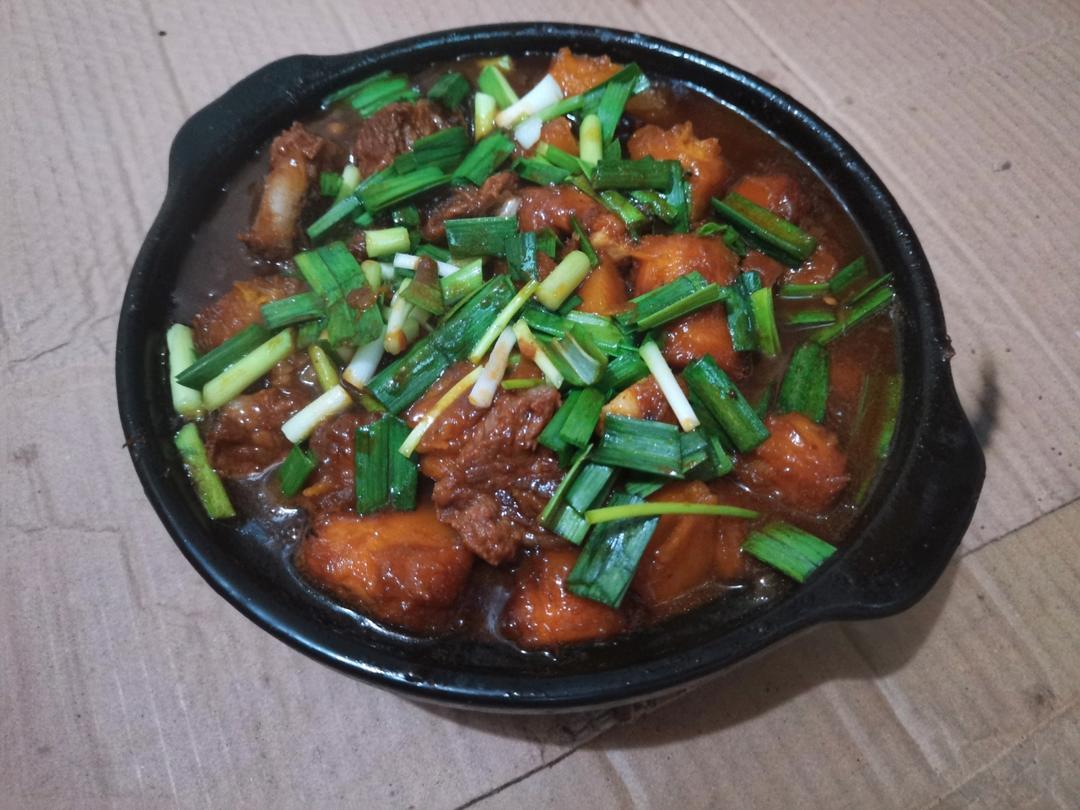 南瓜烧排骨