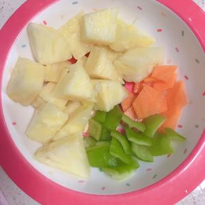 宝宝版菠萝咕老肉的做法 步骤2