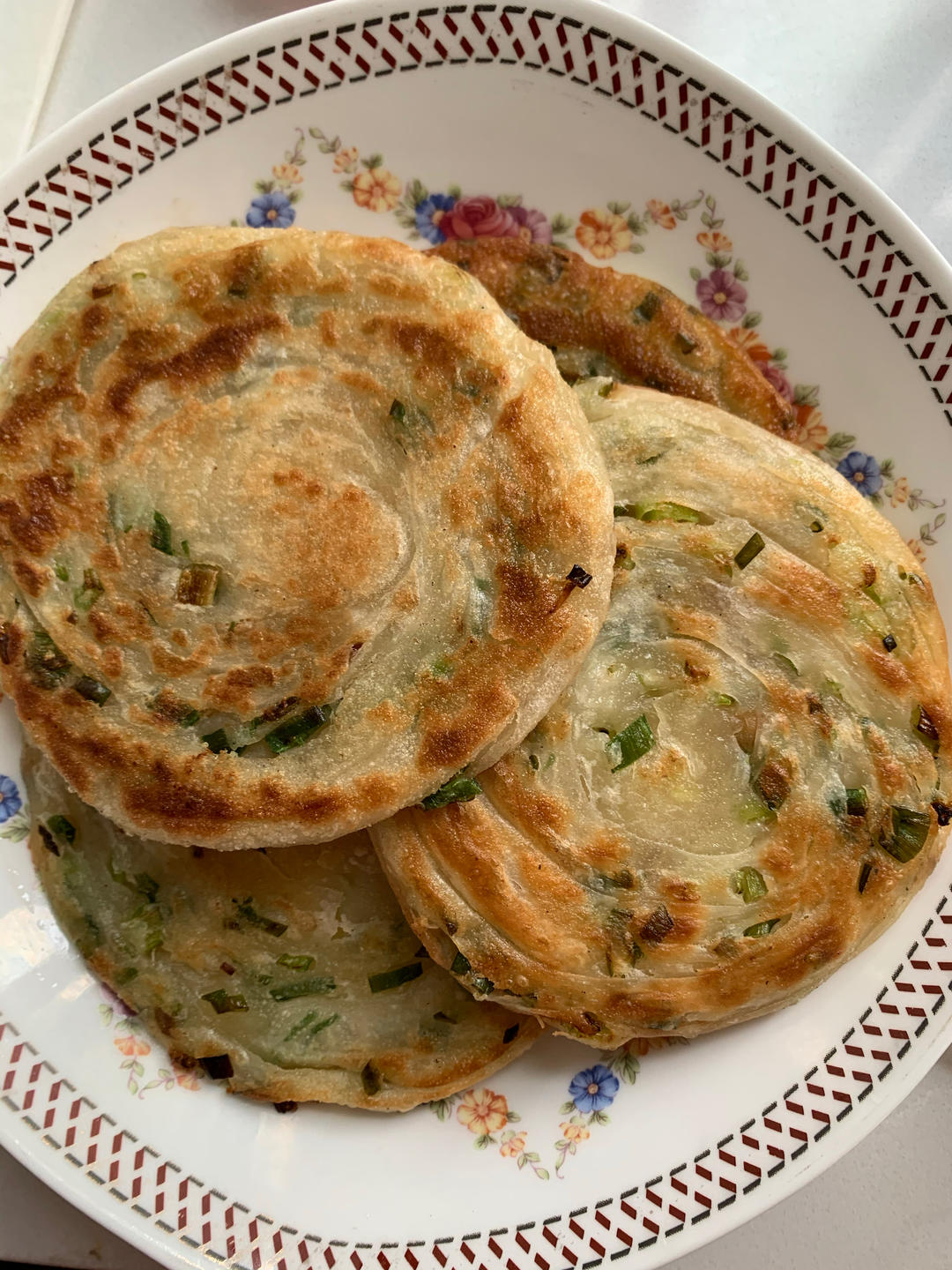 层薄如纸外酥内软的手抓饼&葱油饼