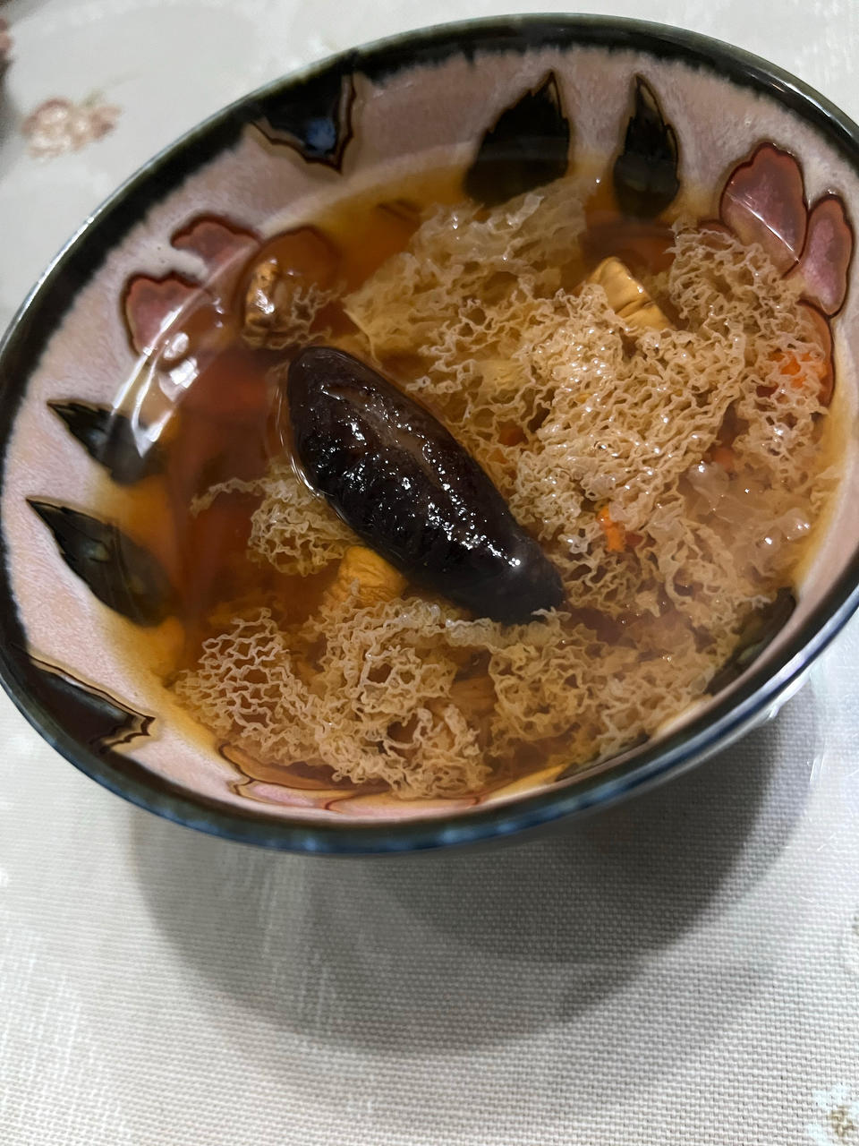 虫草花竹荪海参汤