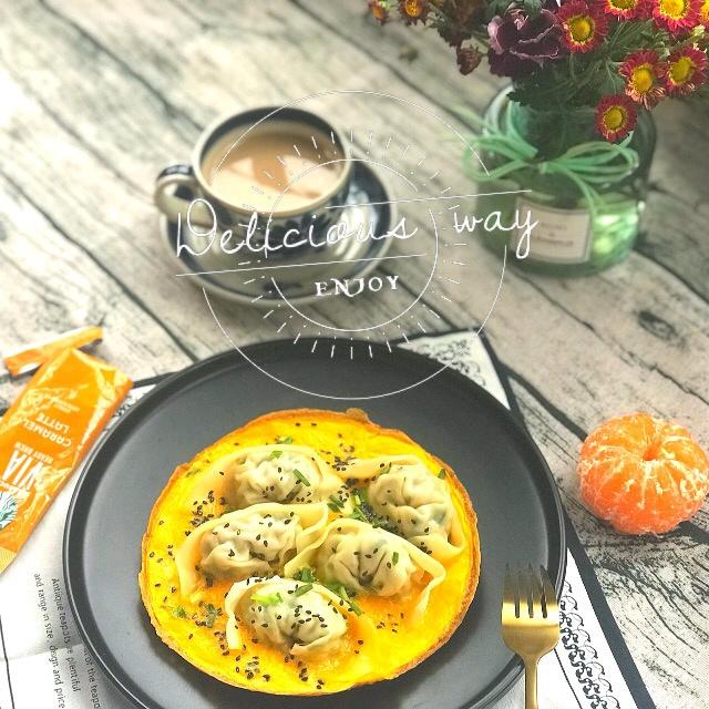 馄饨的新吃法，不得不爱啊——馄饨抱蛋