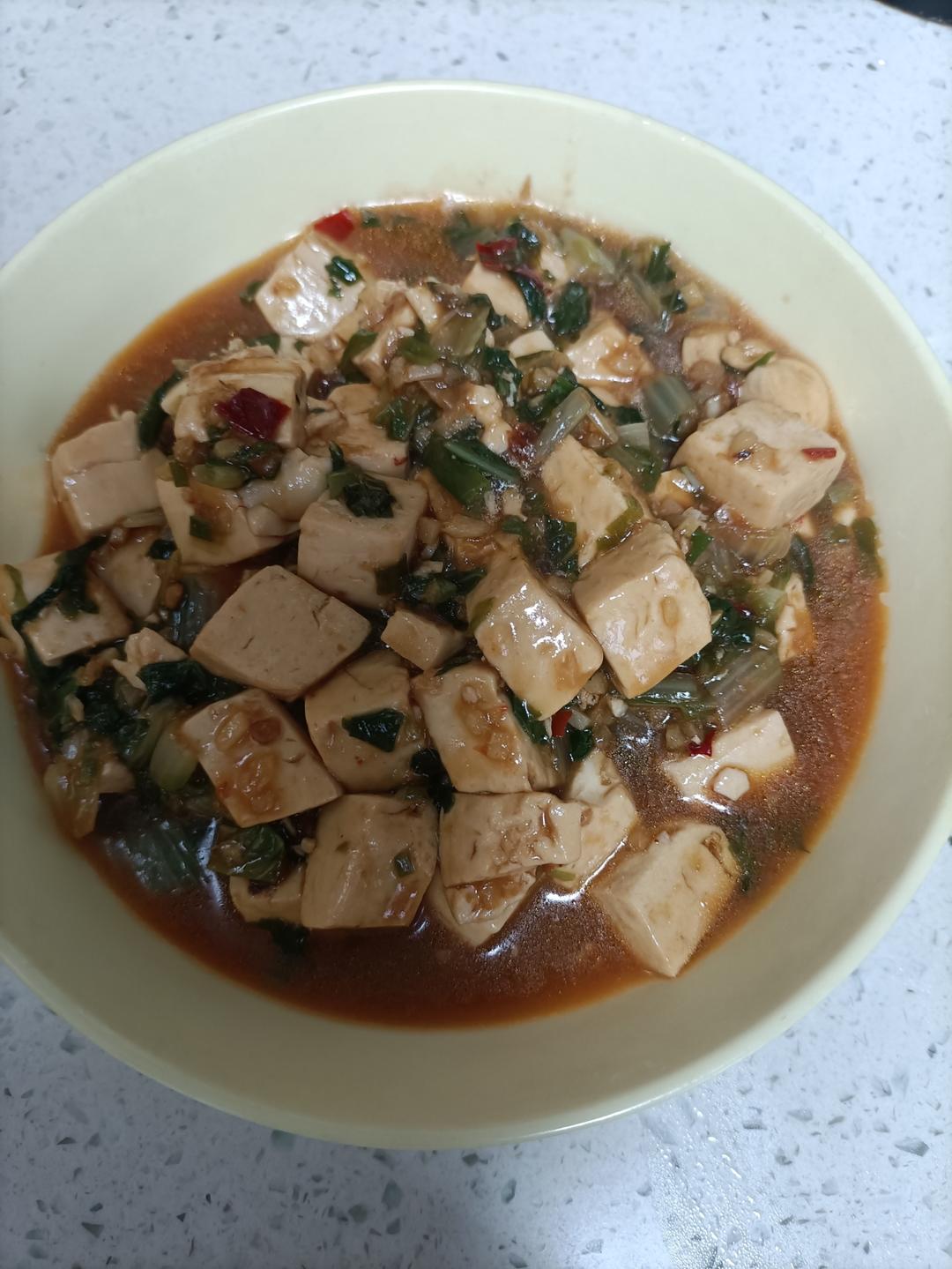 原汁原味的溜豆腐