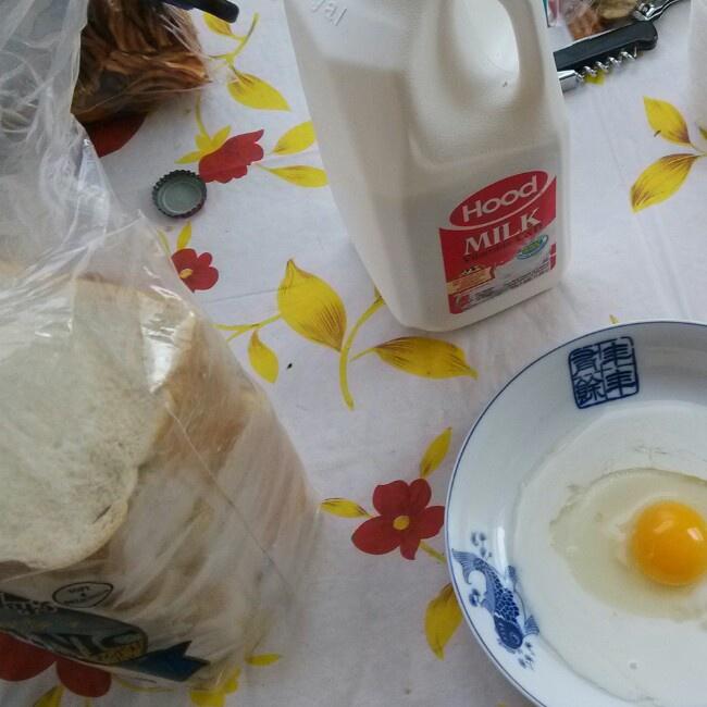 牛奶鸡蛋土司的做法 步骤1