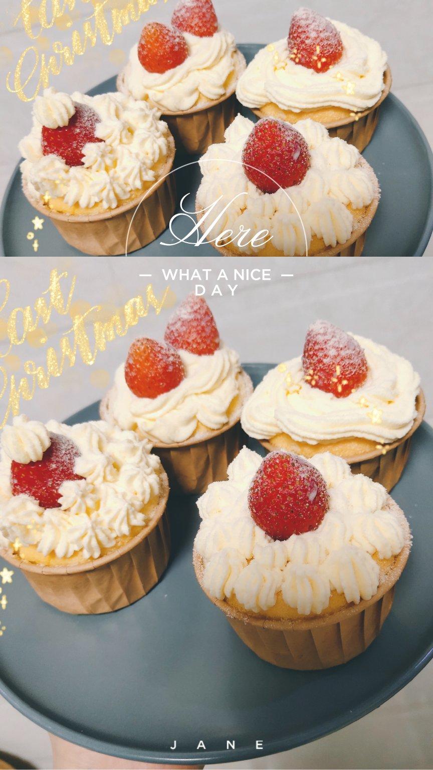 圣诞纸杯蛋糕🧁