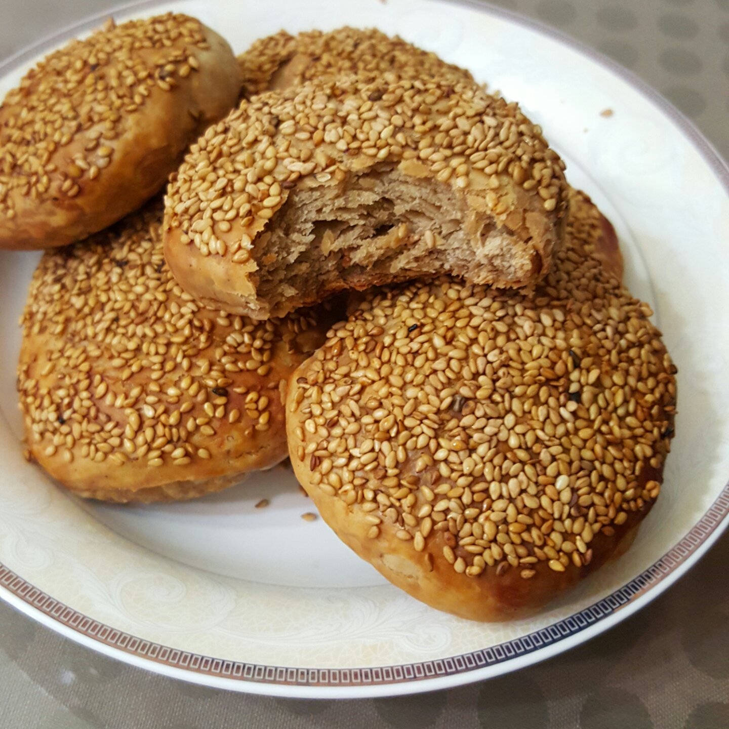 油酥烧饼(比麻酱烧饼更美味)