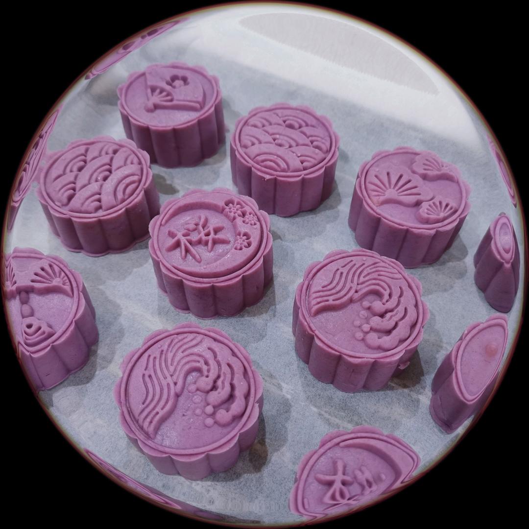 会流心的桃山皮月饼，不仅好吃，操作也简单~