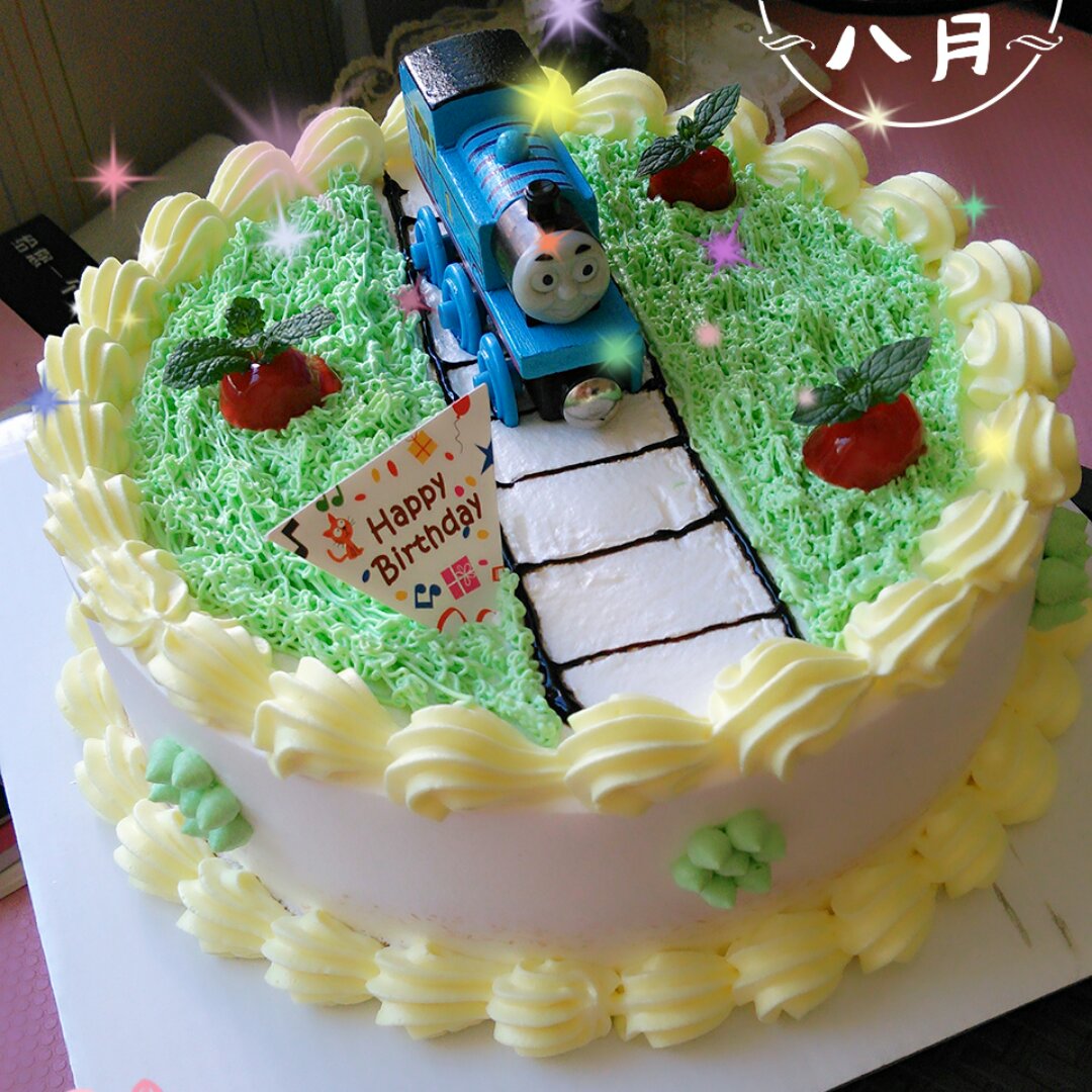 小汽车场景生日蛋糕