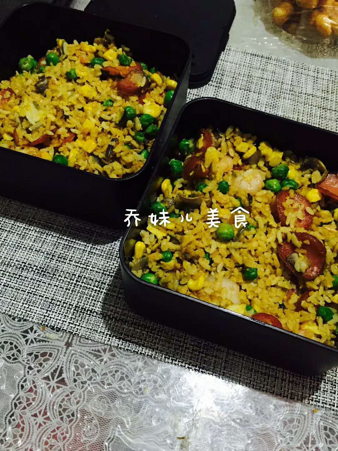 腊肉黄金炒饭的做法
