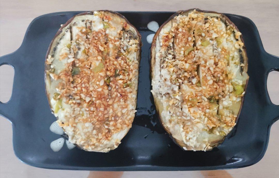 烤箱菜走起--蒜蓉烤茄子