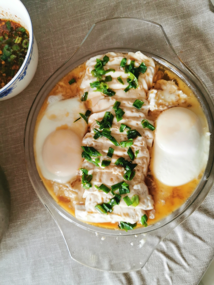 豆腐蒸鸡蛋