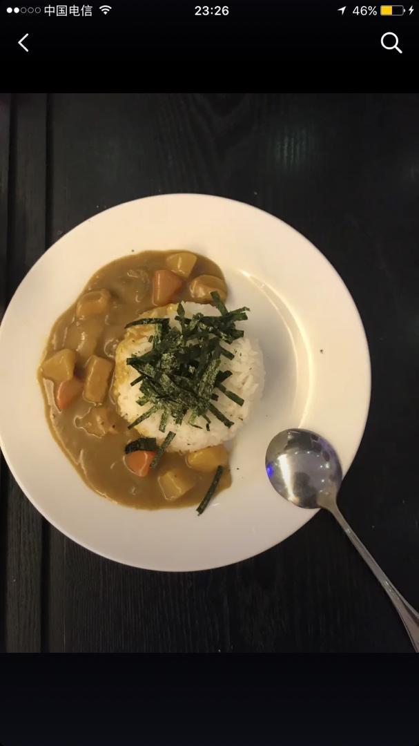 咖喱鸡肉饭