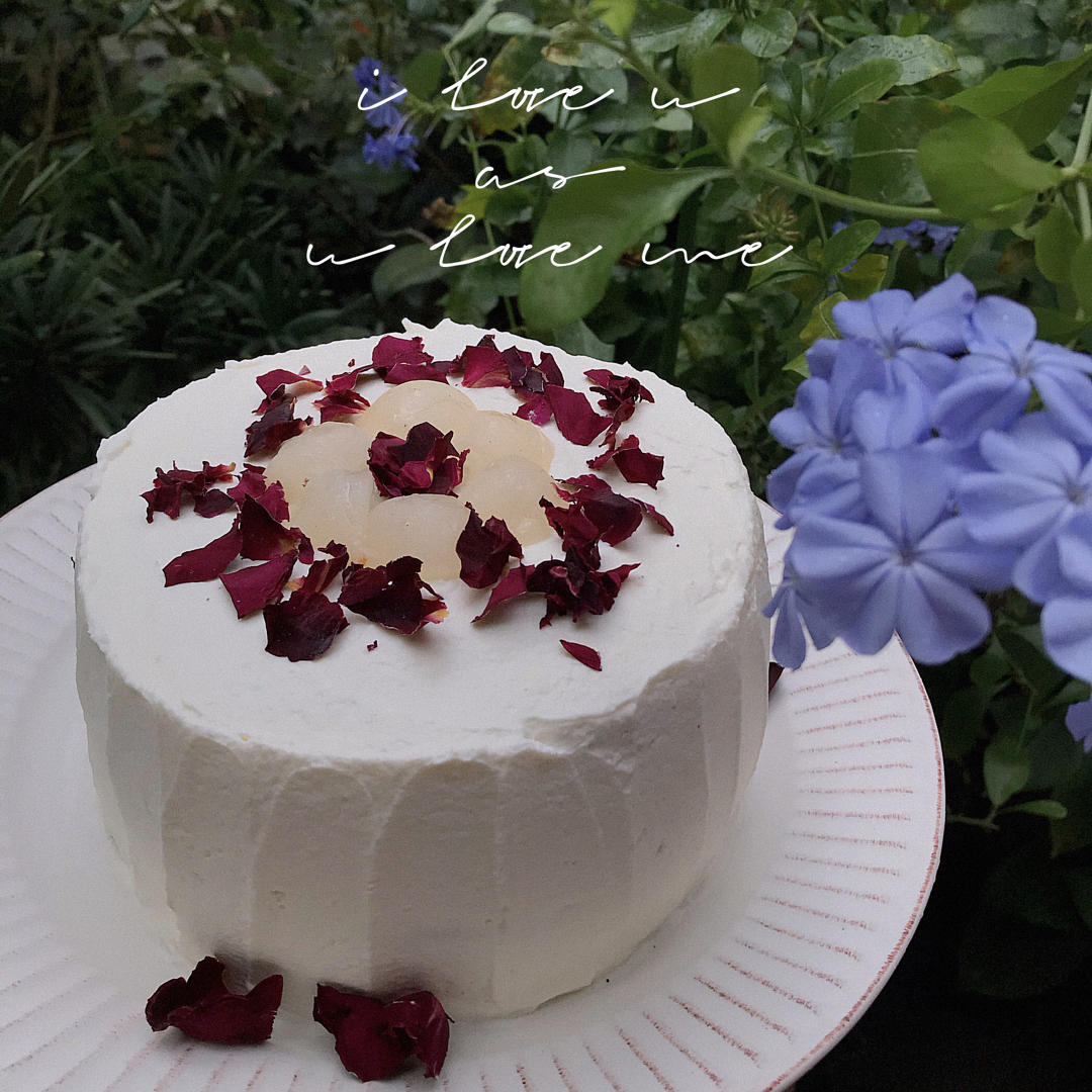 让炎炎夏日变得浪漫的【玫瑰荔枝西瓜蛋糕】