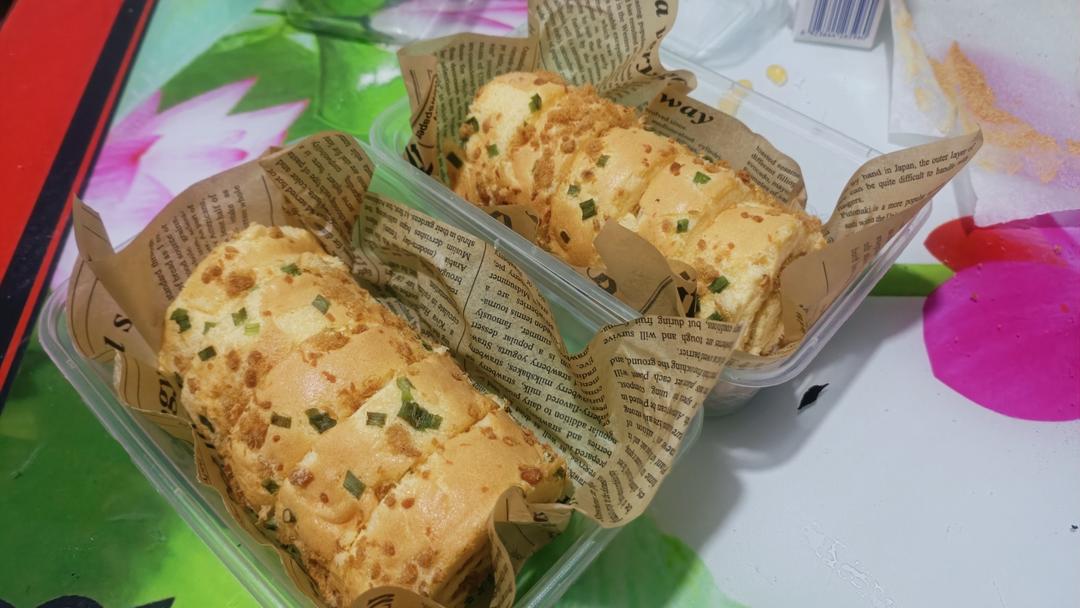 ⭕️香葱肉松蛋糕卷｜咸香美味｜细腻松软