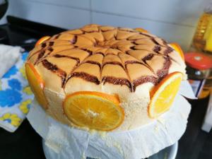 生日8寸香橙蛋糕   水浴法   (没有奶油可以试一下这样做一样漂亮)的做法 步骤8