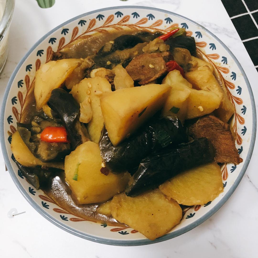 土豆炖茄子