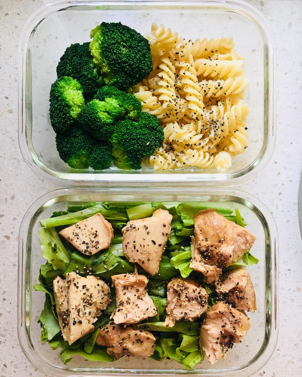 苍白中的独舞做的减脂午餐