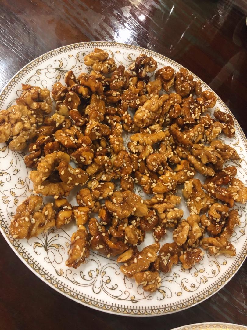 【琥珀核桃仁】冰糖无油不粘手