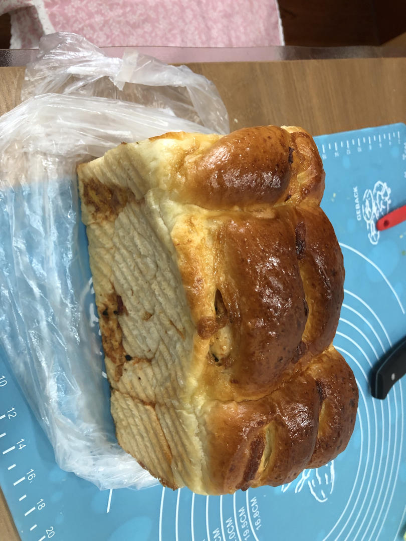 香葱肉松手撕吐司