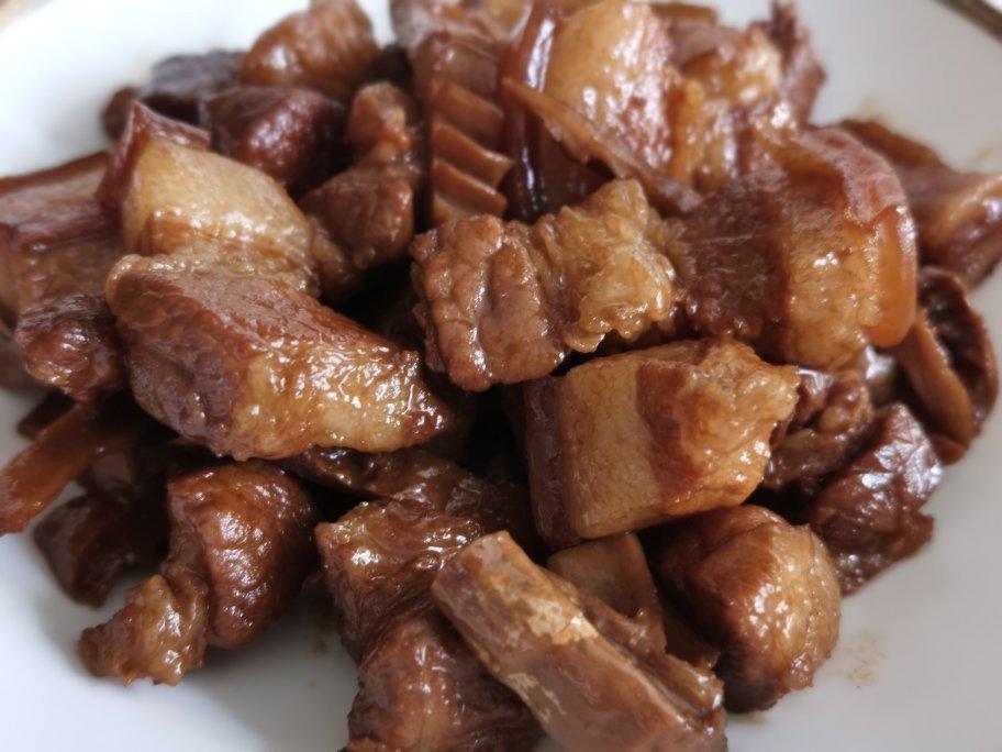 红烧肉焖笋干