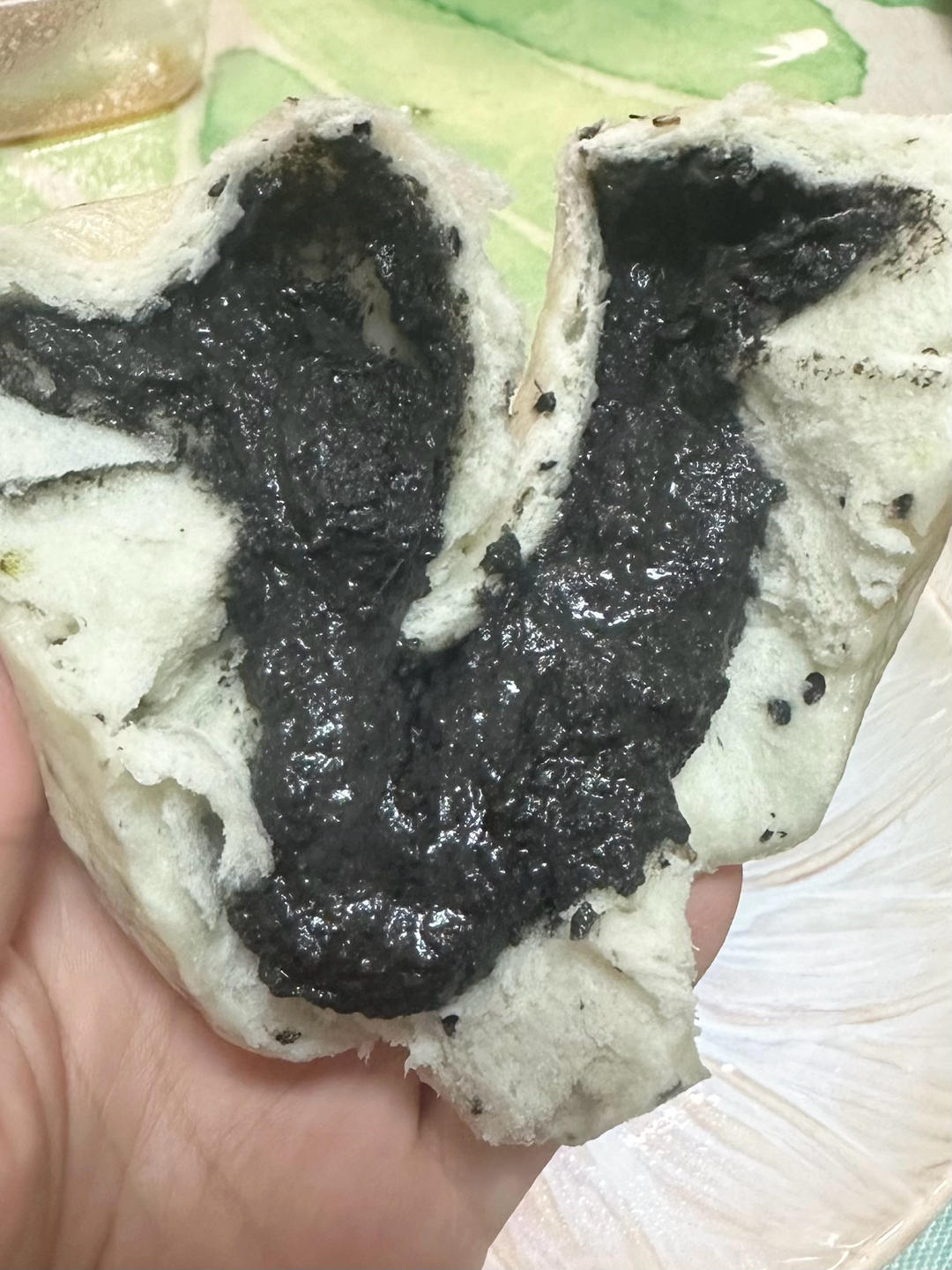 黑芝麻馒头