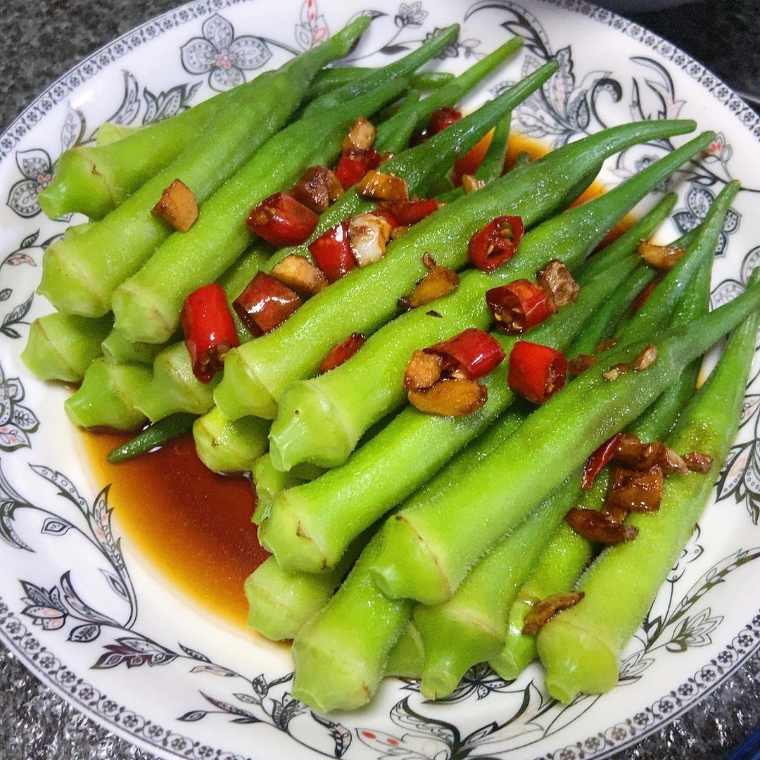 ‼️从此爱上秋葵‼️
白灼秋葵