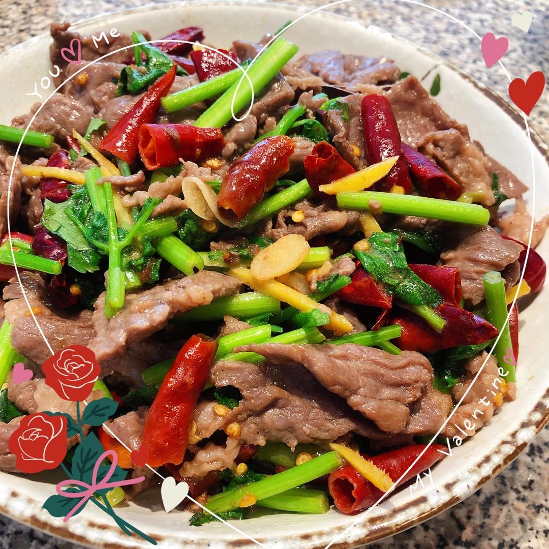 小炒牛肉（小白也可以做的超好吃！！）