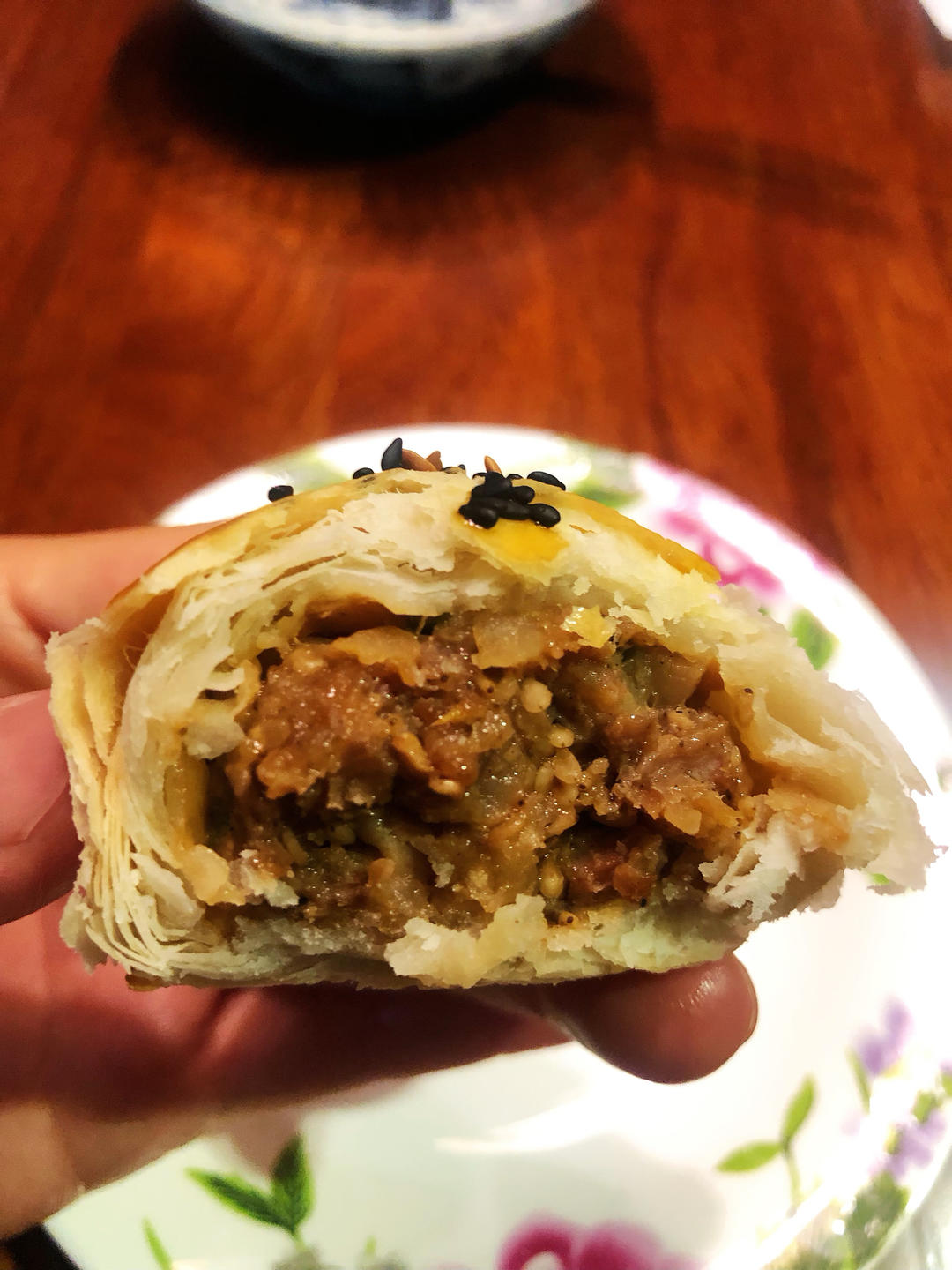 泳式鲜肉榨菜月饼