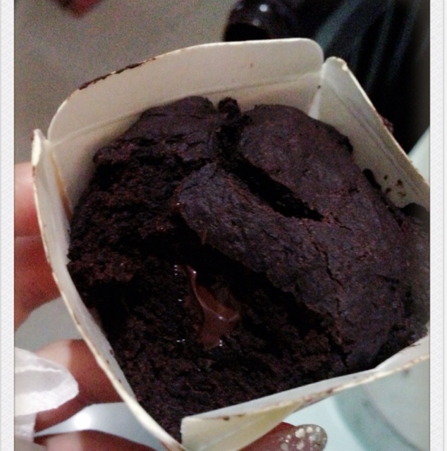 纯素熔岩巧克力玛芬