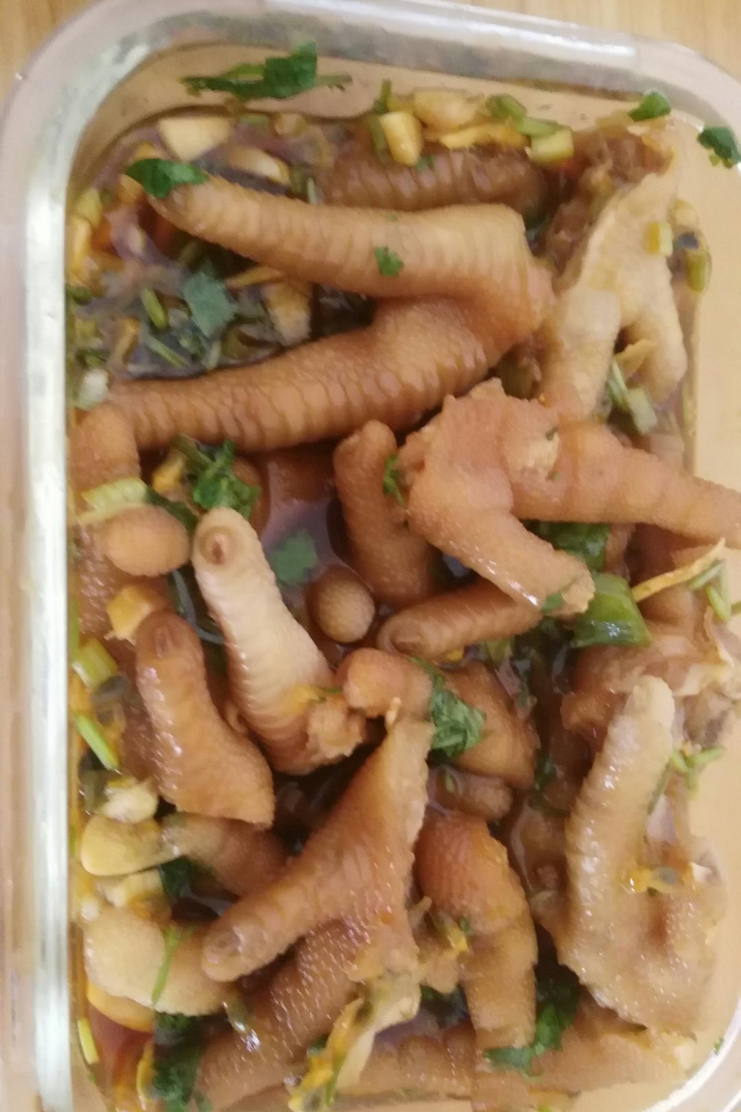 柠檬百香果鸡爪