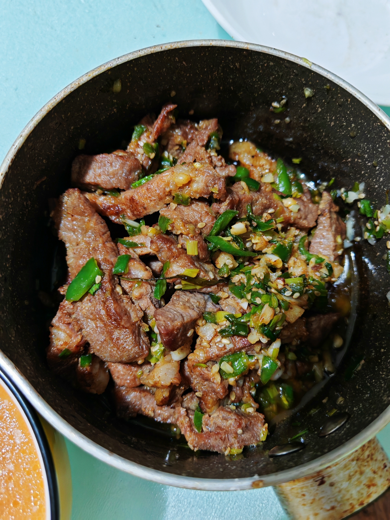 葱香梅花肉 猪肉