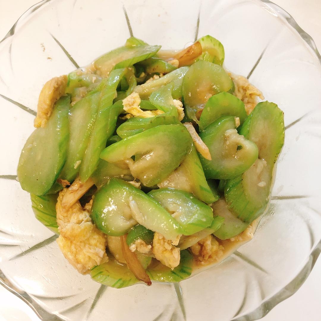 丝瓜炒蛋