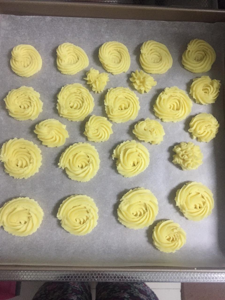 零失败花纹超级立体的黄油曲奇