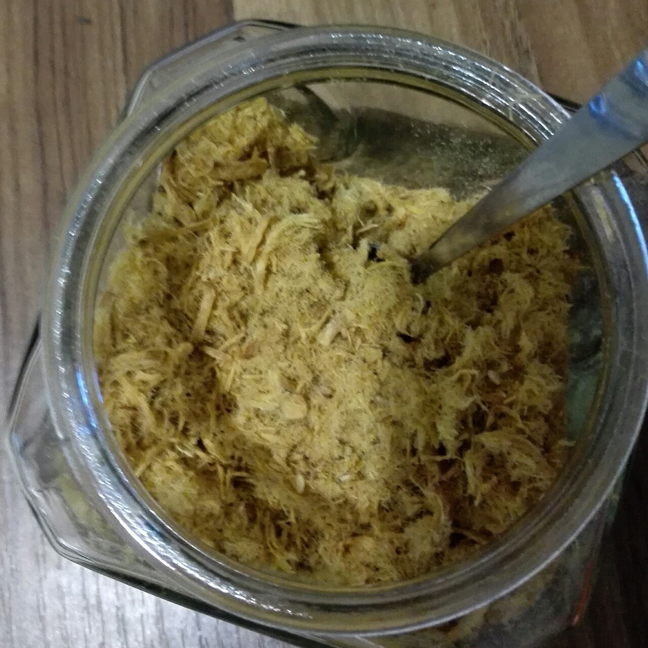 自制面包机肉松