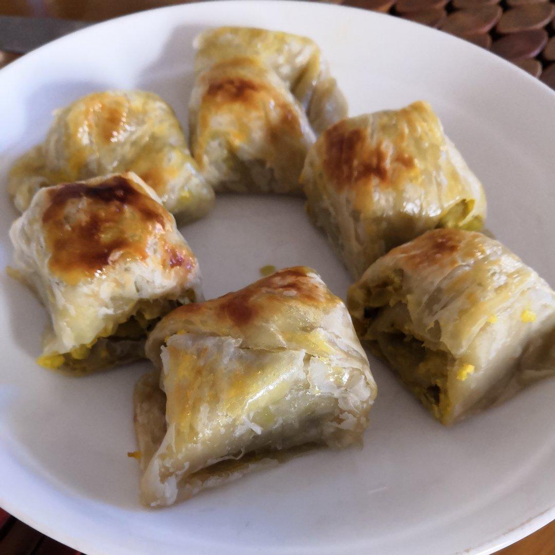 万能手抓饼👉能拉丝的手抓饼香蕉酥❗️巨好吃