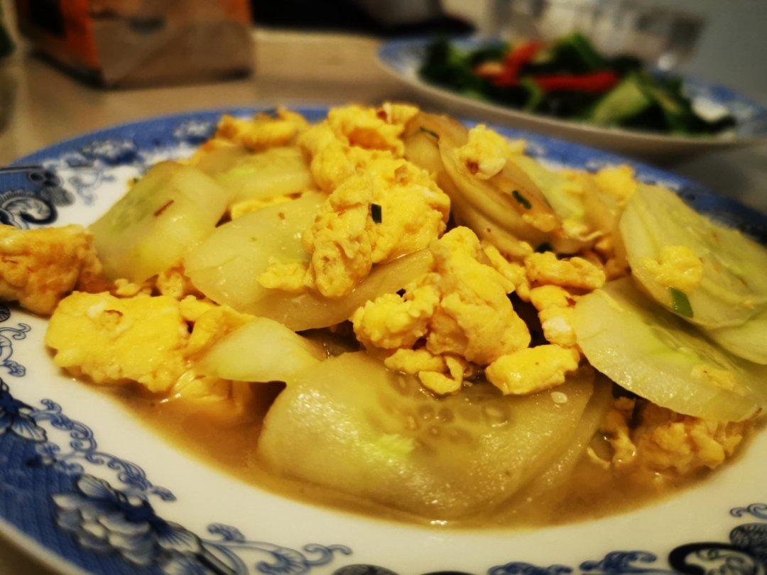 黄瓜炒鸡蛋